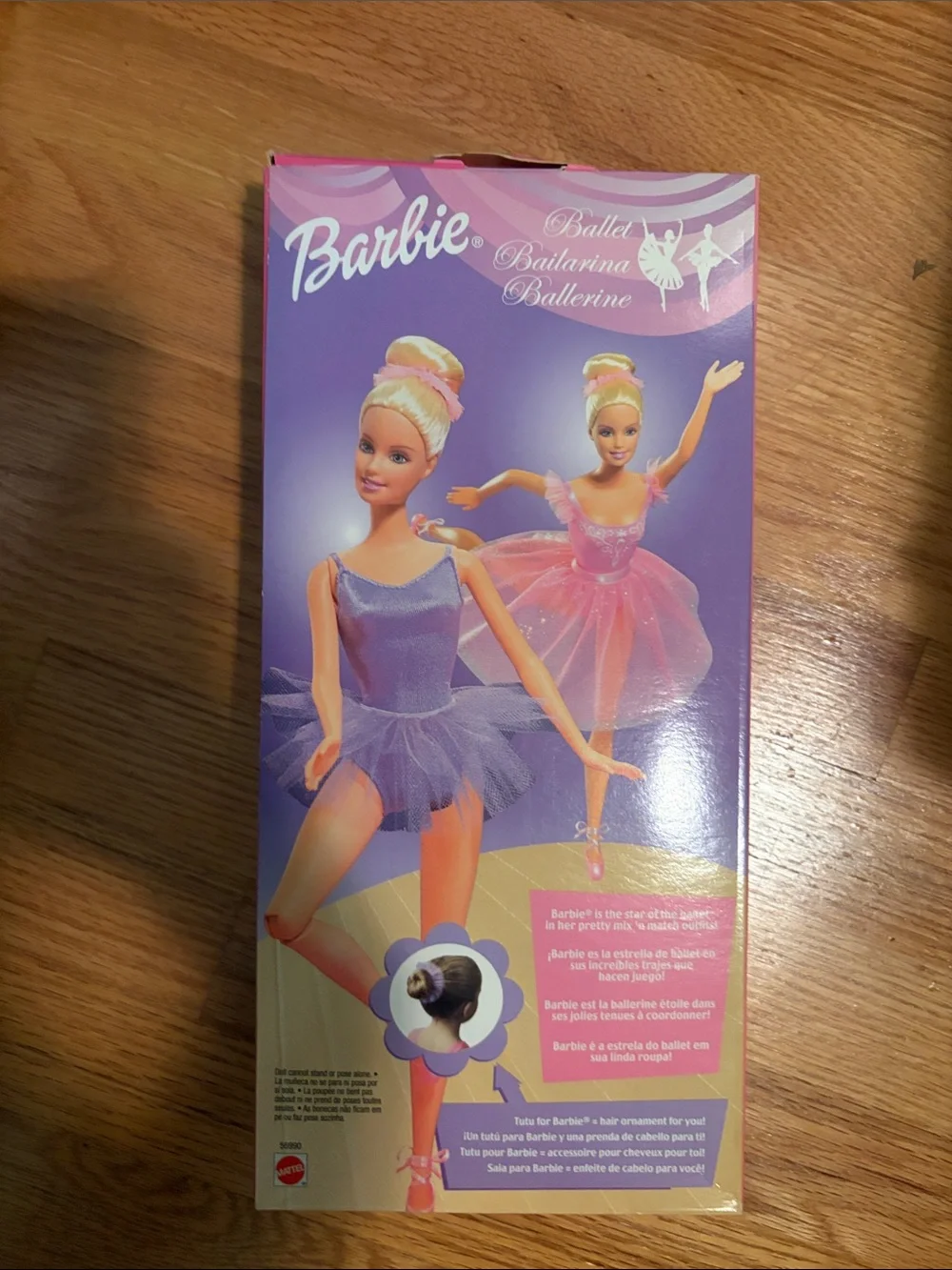 Barbie Ballet Ballerina Doll - Pink and Purple Tutu 2002